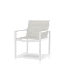 Sling Club Chair Tex White Frame / White Hot Sling